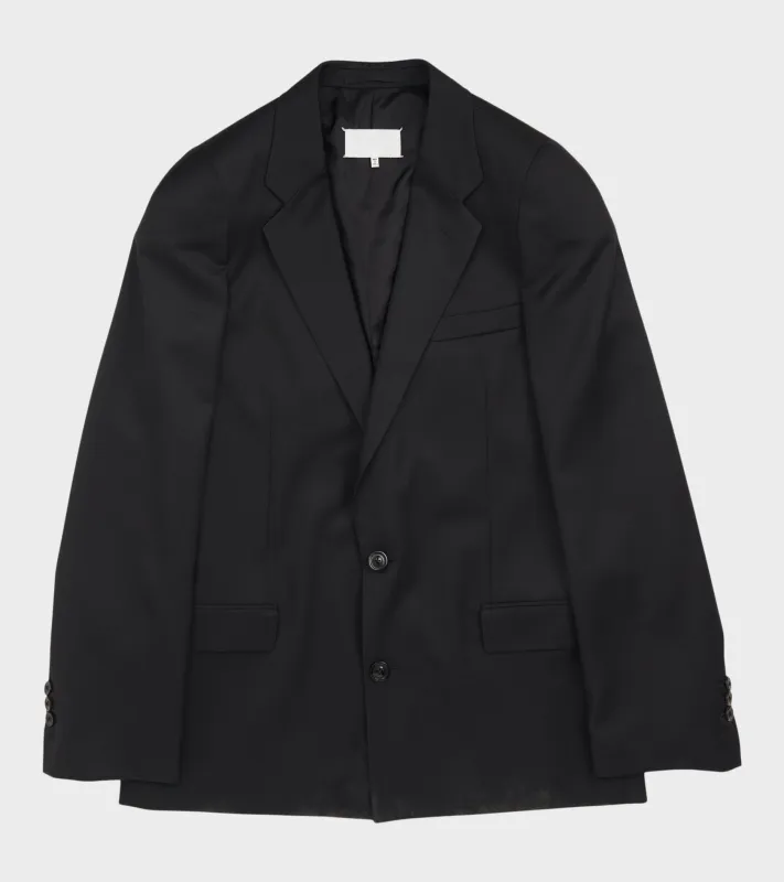 Virgin Wool Blazer Black made by Maison Margiela