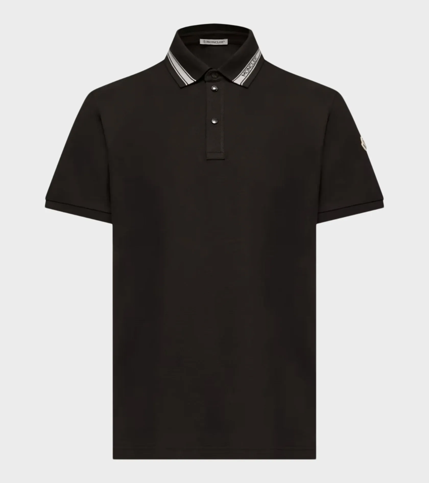Cotton Piquet Polo Shirt Black sold by Dr. Adams