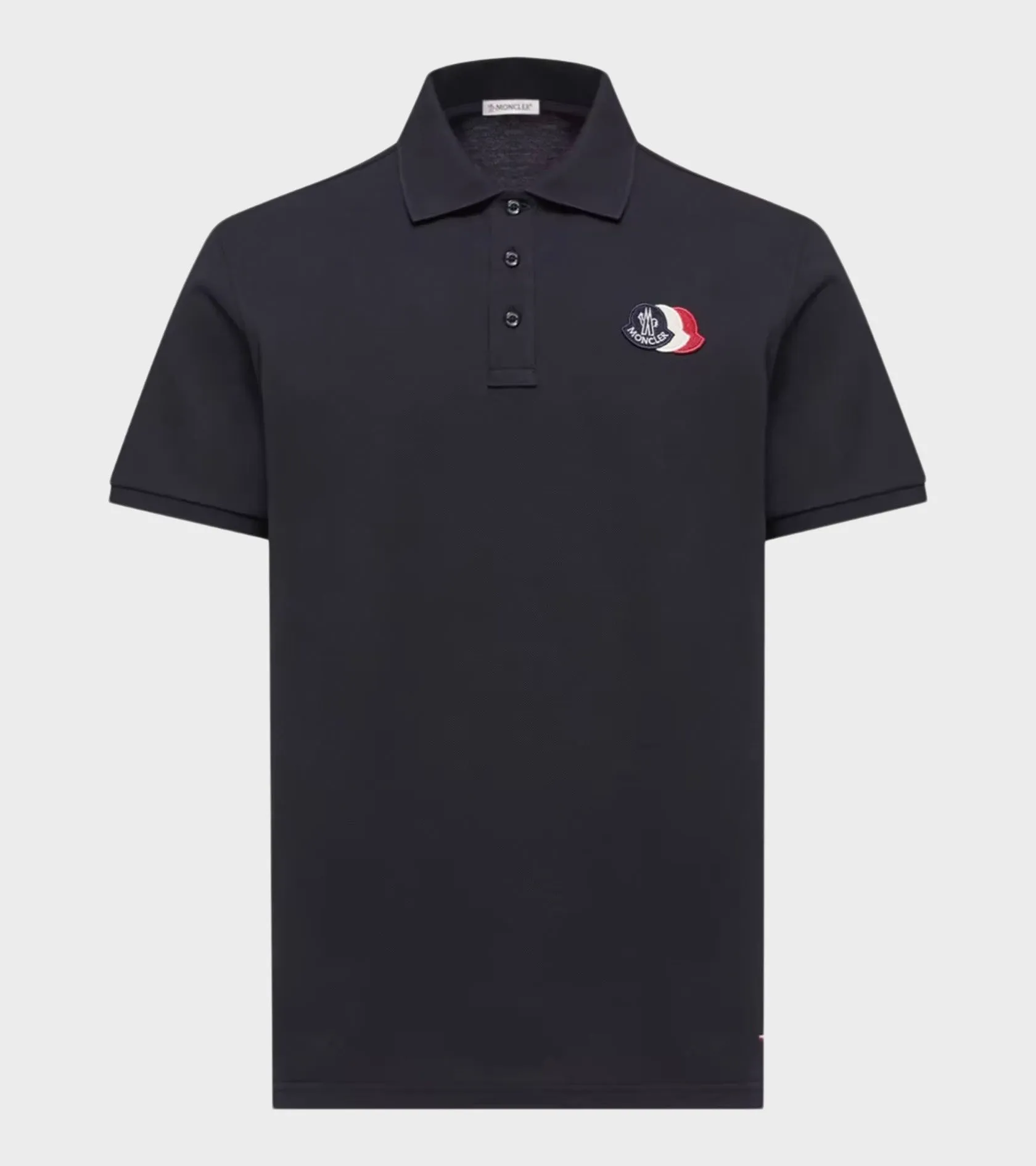 Logo Patch Cotton Piquet Polo Shirt Navy sold by Dr. Adams