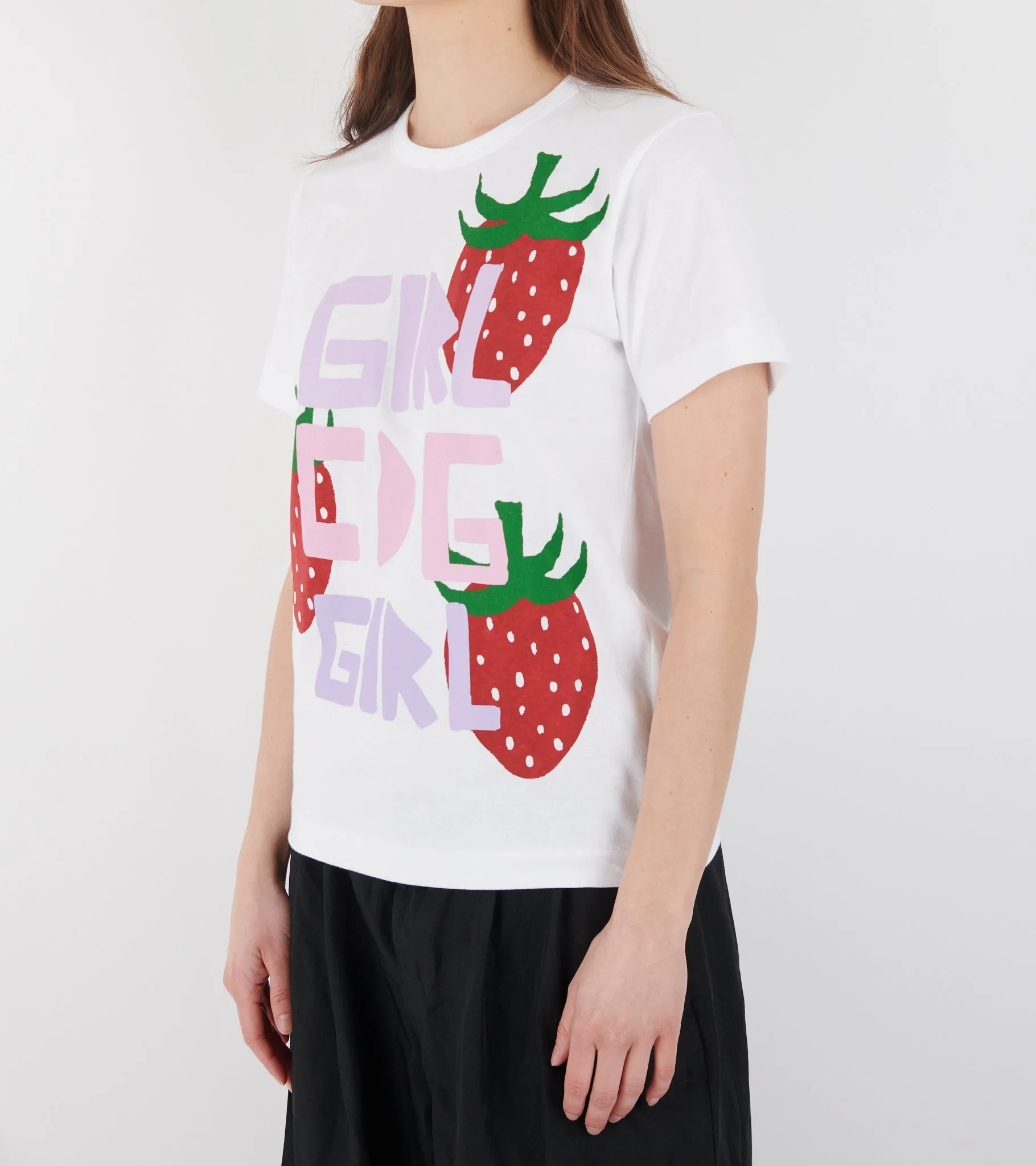 Strawberry T-shirt White sold by Dr. Adams product image thumbnail 3