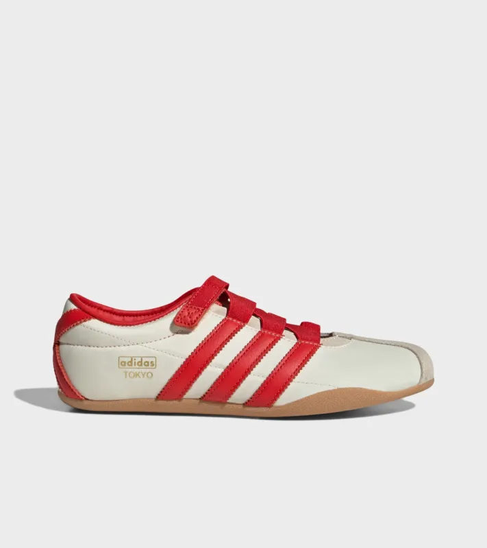 Tokyo Mary Jane W Cream White/Red/Gold Metallic made by Adidas