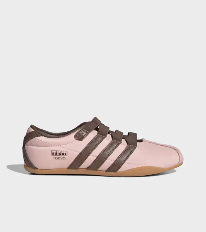 Tokyo Mary Jane W Sandy Pink/Earth Strata/Gold Metallic made by Adidas