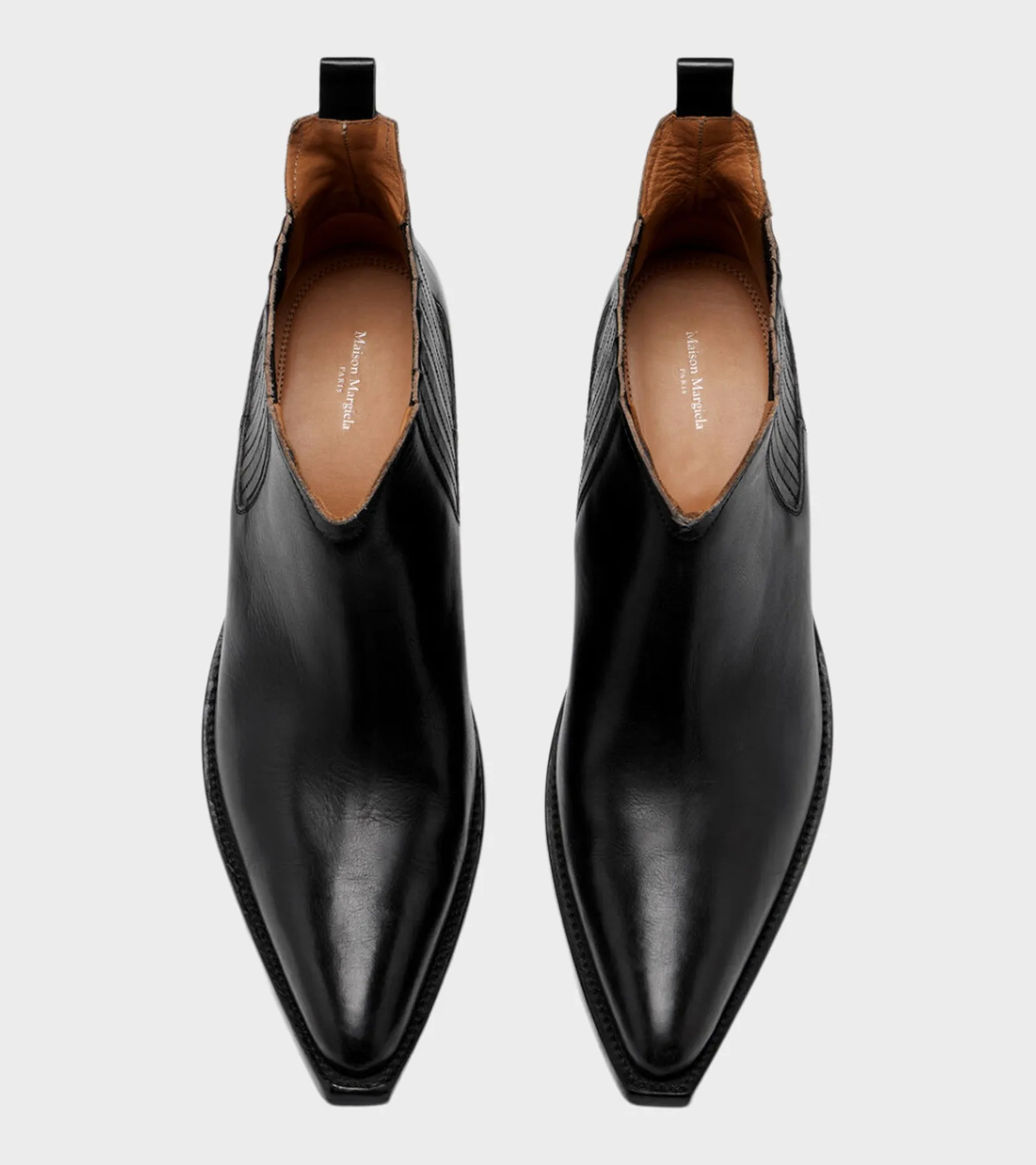 Heel-less Western Chelsea Boots Black sold by Dr. Adams product image thumbnail 2