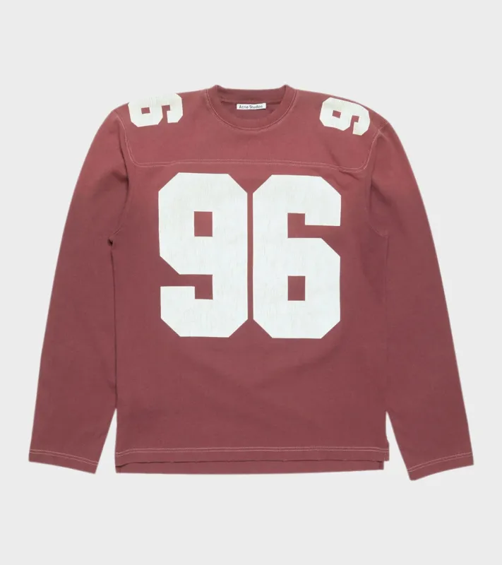Logo Jersey T-shirt Faded Red made by Acne Studios