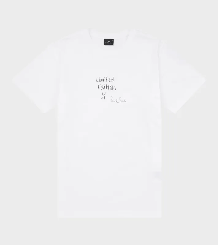Limited Edition T-shirt White made by Paul Smith