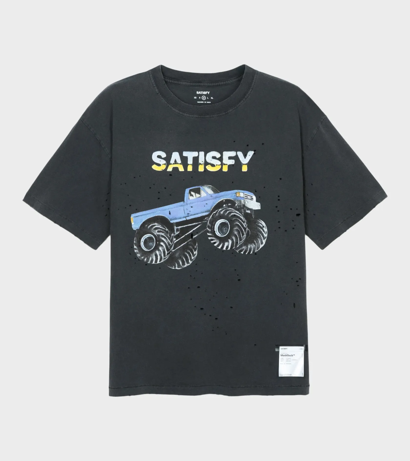 MothTech Truck T-shirt Aged Black sold by Dr. Adams