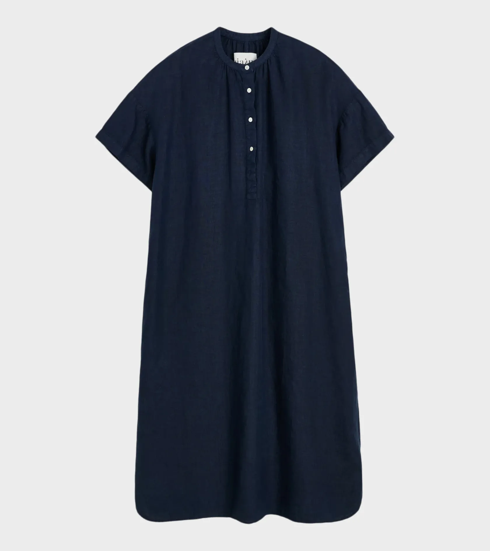 Cille Dress Linen Navy sold by Dr. Adams