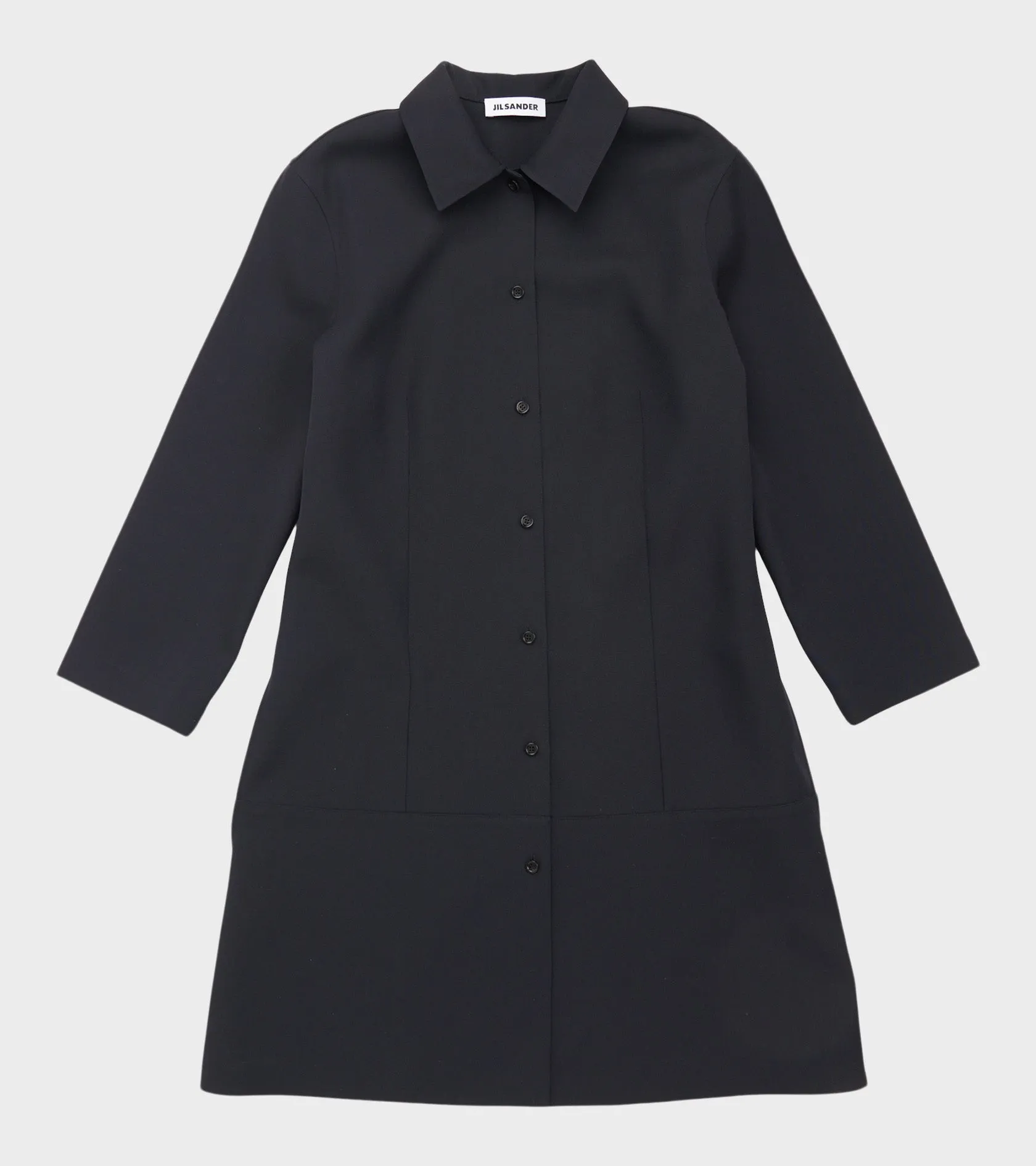 Sharp Wool Short Dress Midnight sold by Dr. Adams