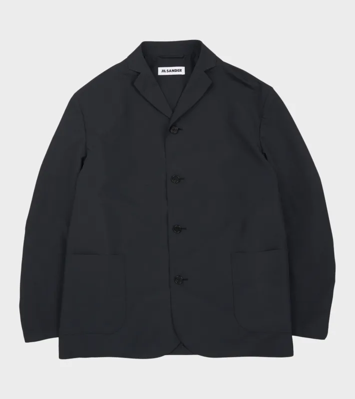 Water Repellent Jacket Black made by Jil Sander