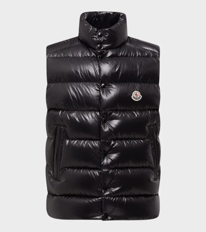 Tibb Down Vest Black made by Moncler