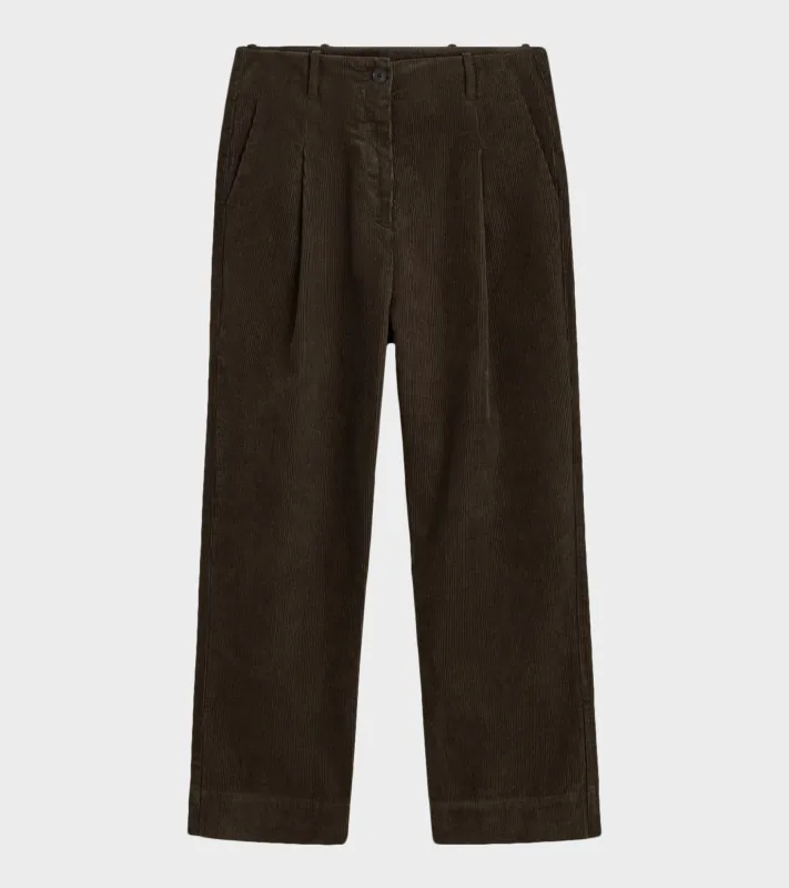 Toto Pant Corduroy Smokey Brown made by aiayu
