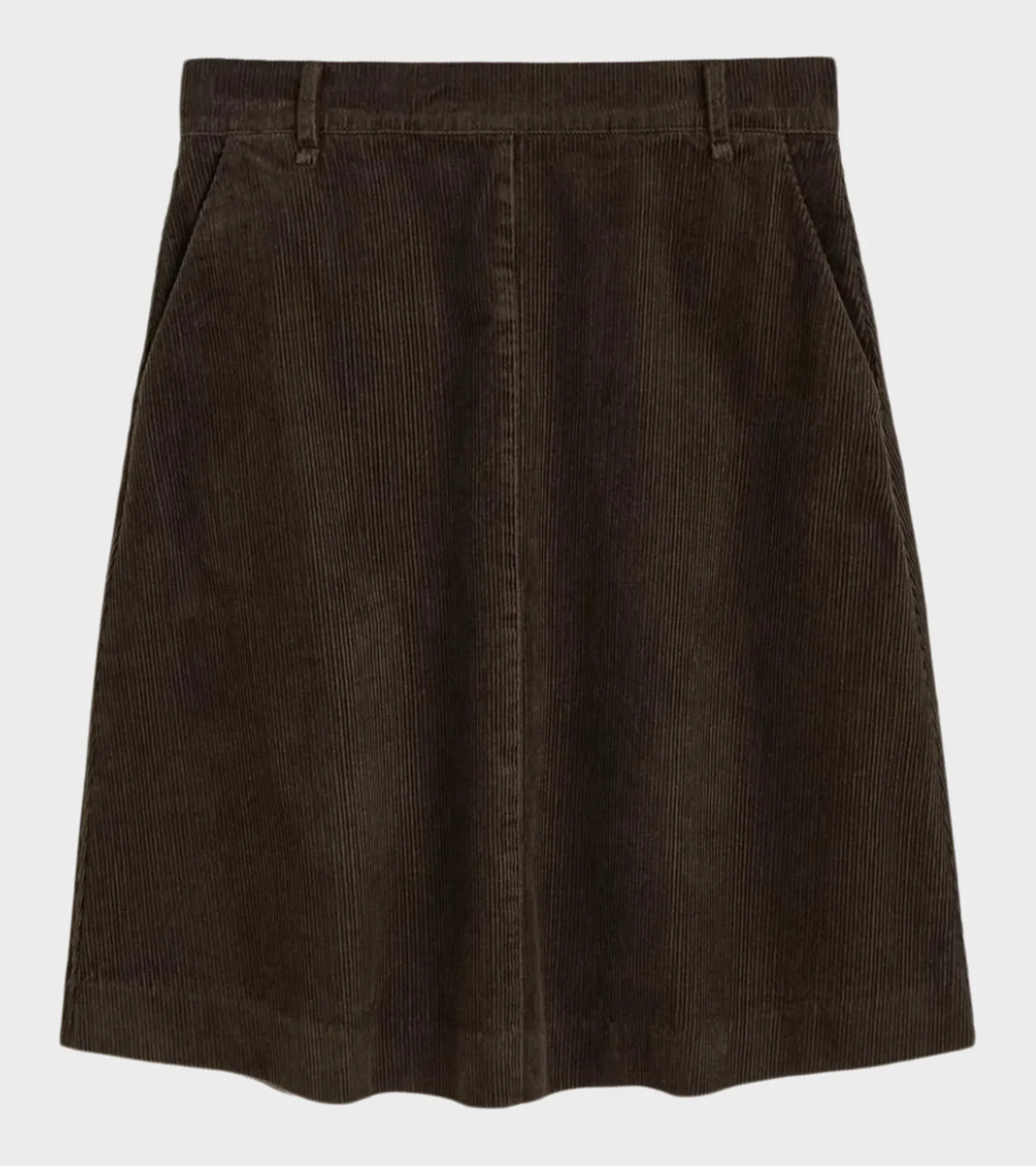 Estelle Skirt Short Corduroy Smokey Brown sold by Dr. Adams