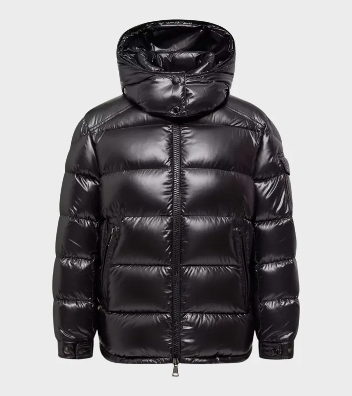 Maire Hooded Down Jacket Black made by Moncler