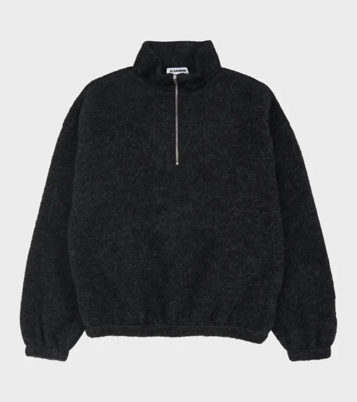 Soft Wool Fleece Lava Stone made by Jil Sander