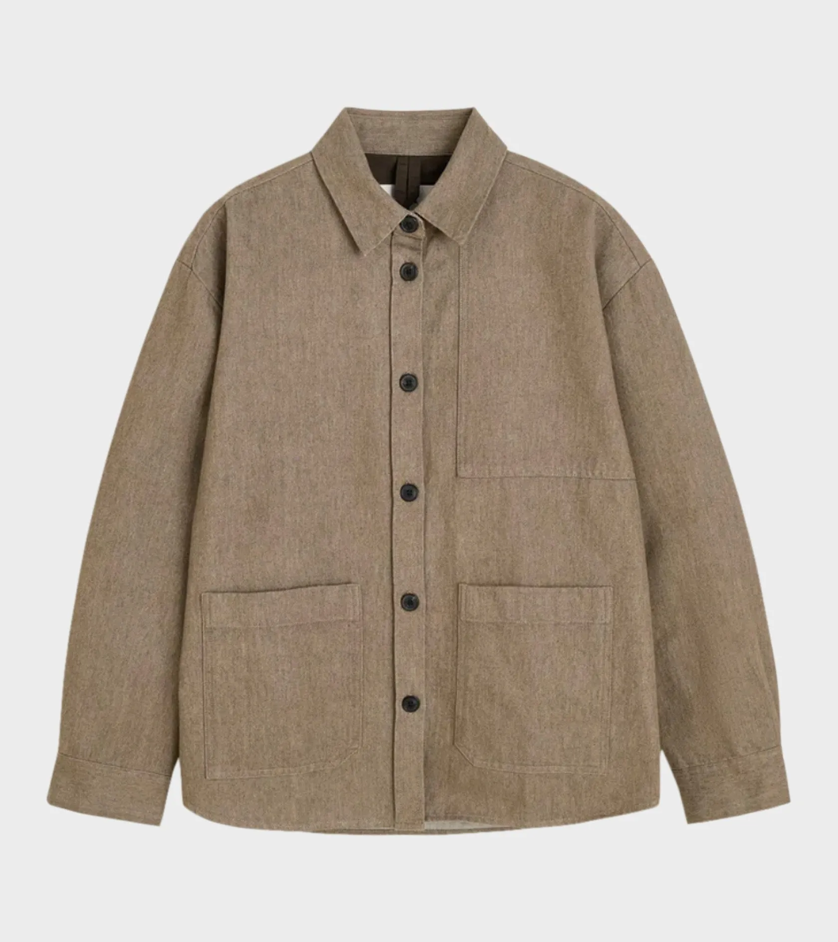 Dusty Shirt Smokey Brown Melange sold by Dr. Adams