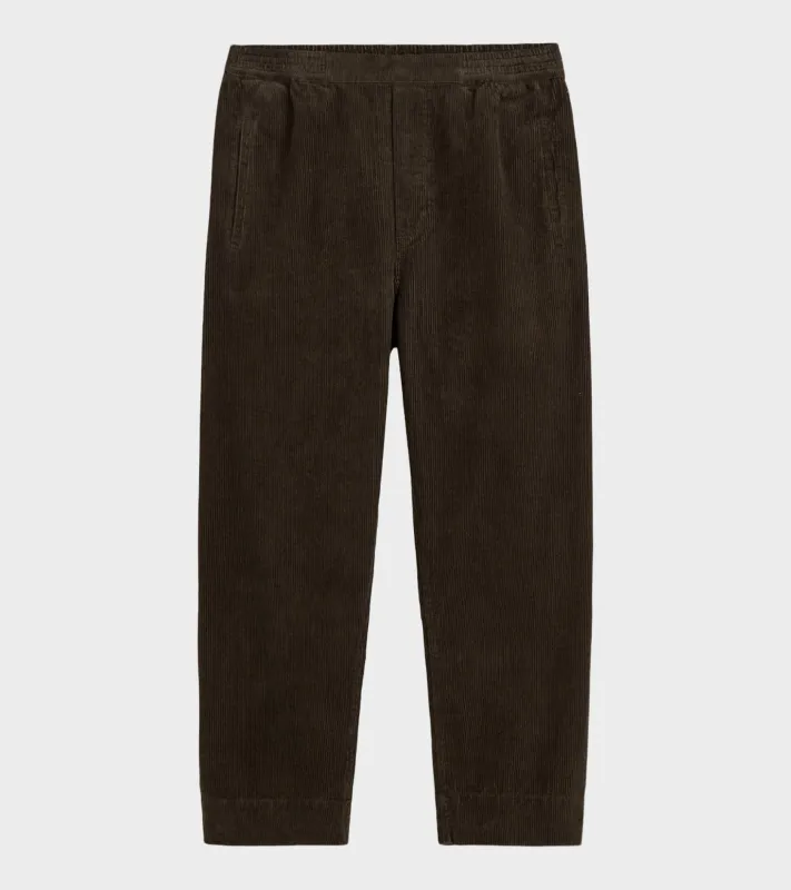 Coco Pant Corduroy Smokey Brown made by aiayu