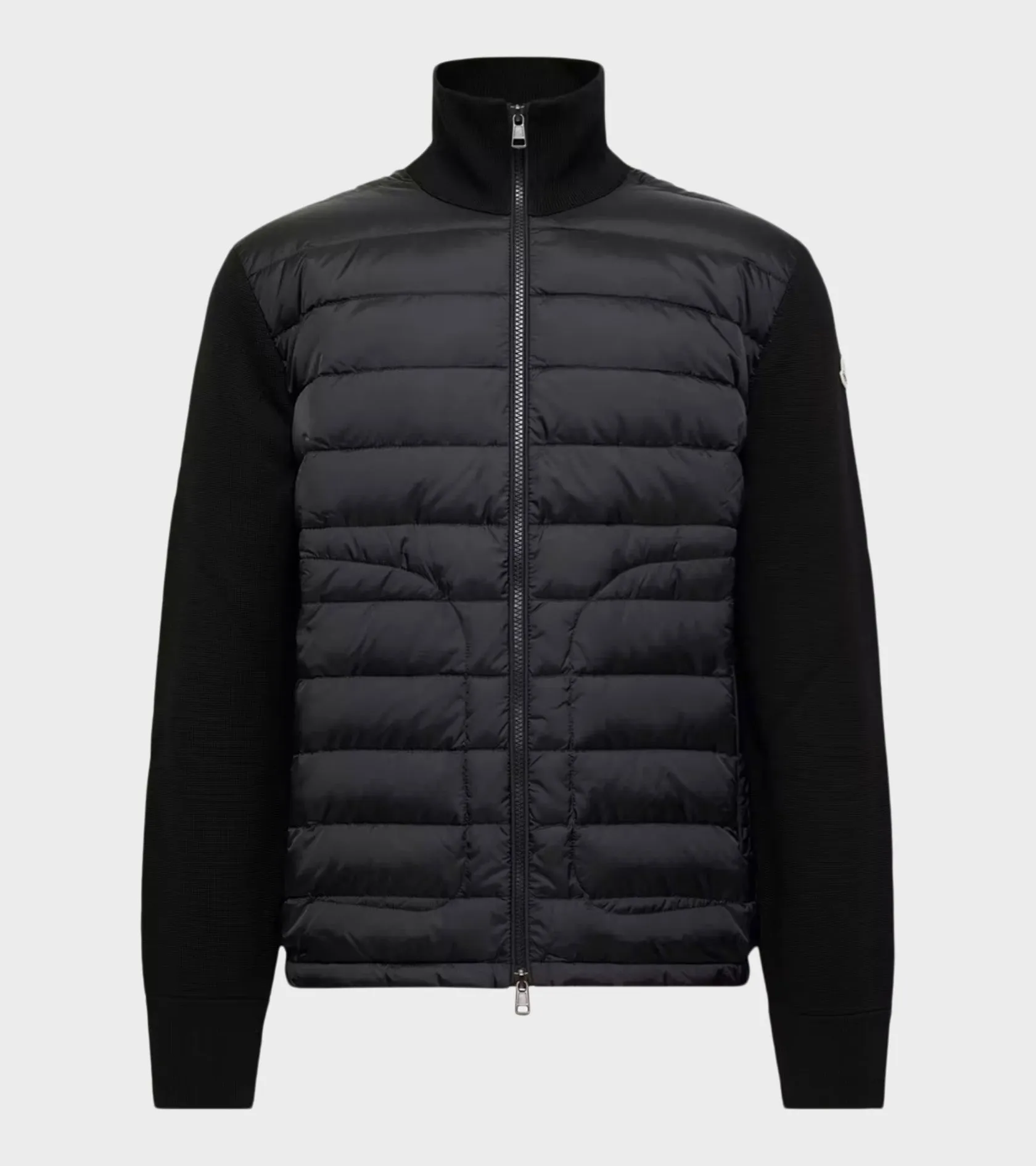 Padded Zip-up Wool Mix Cardigan Black sold by Dr. Adams