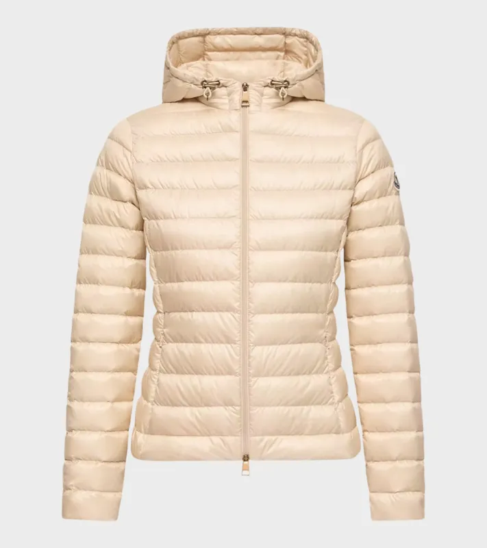 Igelhood Down Jacket Light Beige made by Moncler