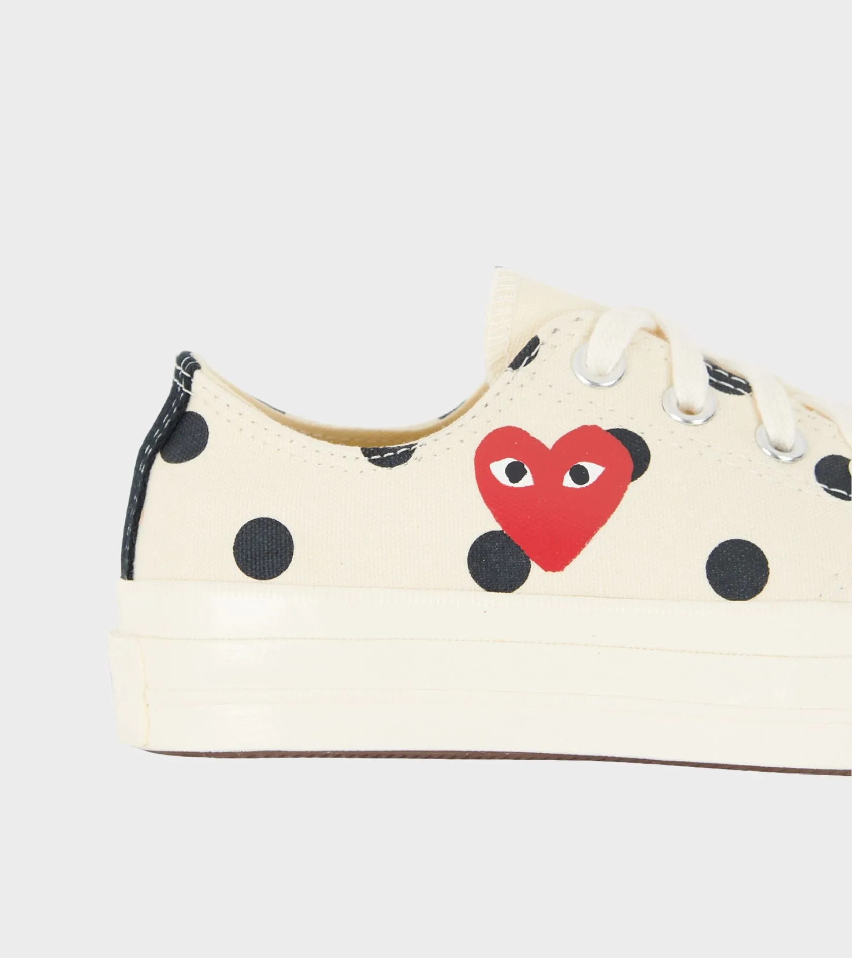 Chuck Taylor Low Polka Dot Off-white/Black sold by Dr. Adams product image thumbnail 4