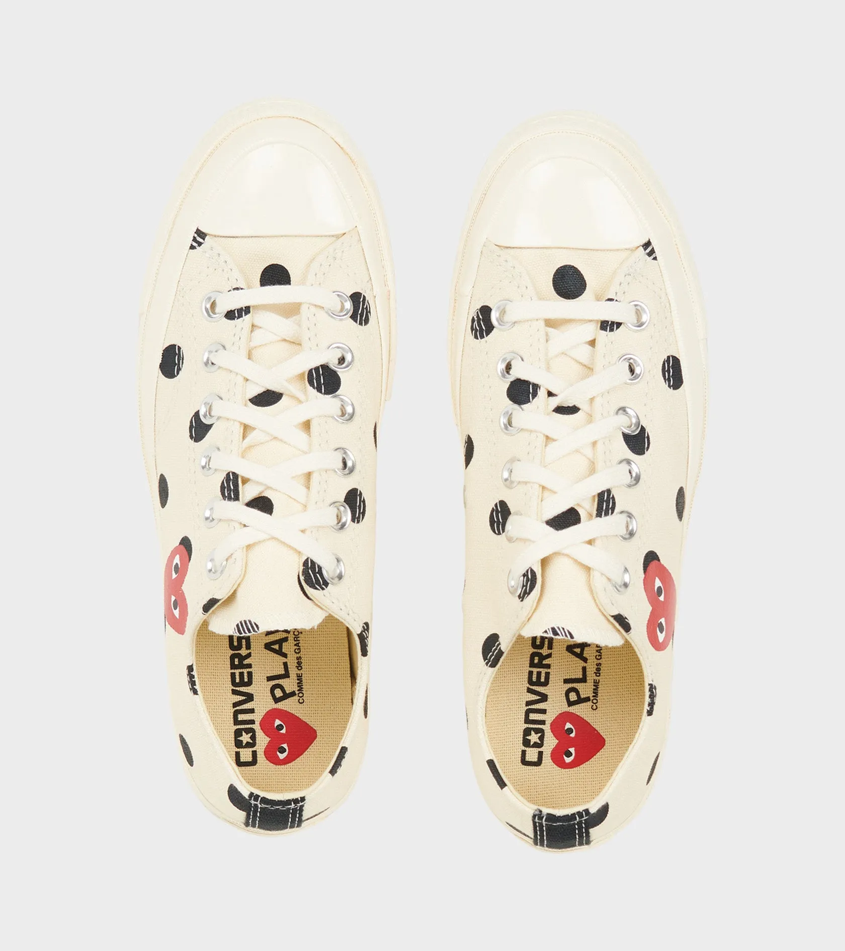 Chuck Taylor Low Polka Dot Off-white/Black sold by Dr. Adams product image thumbnail 2
