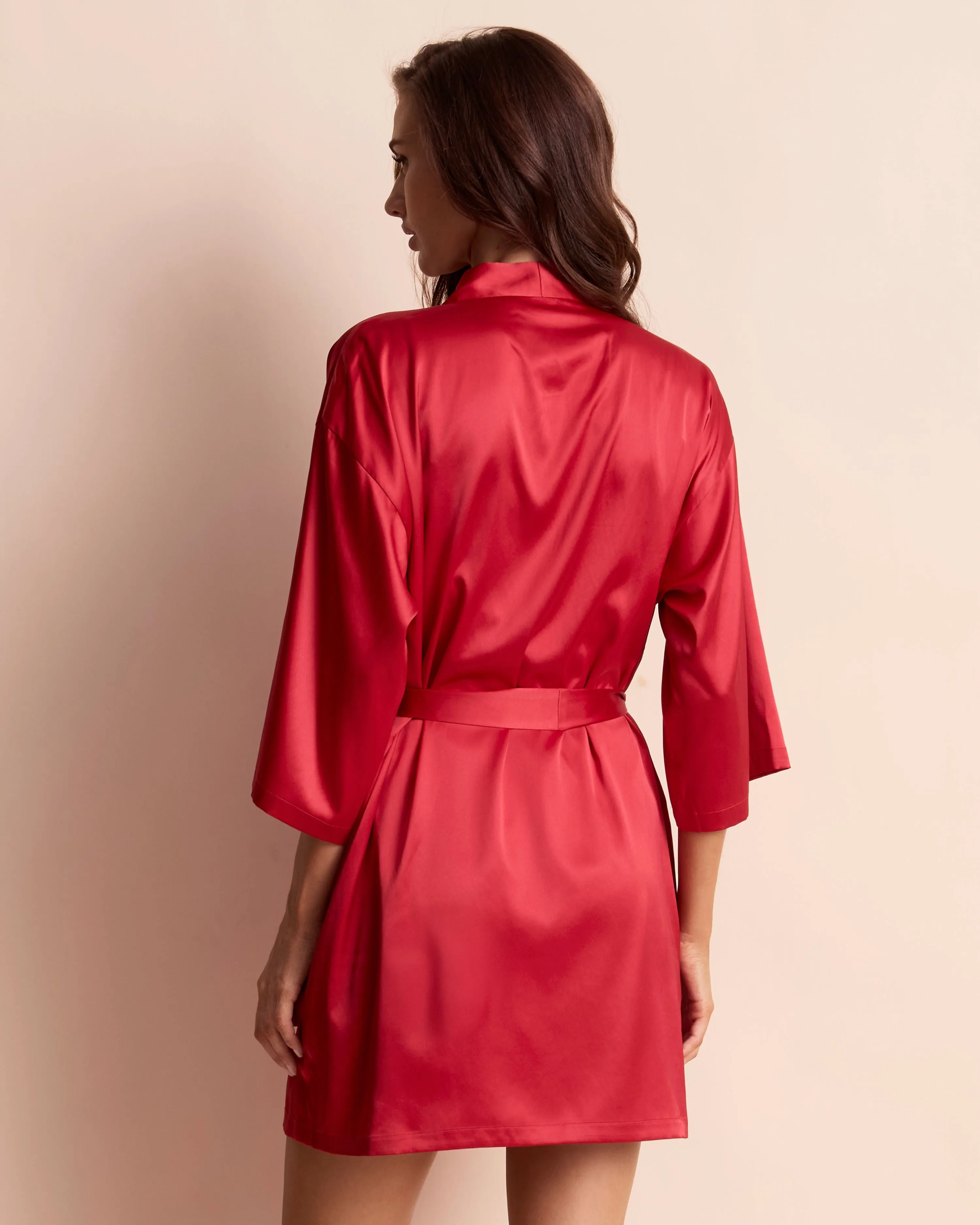 Satin Cropped Kimono sold by Léays product image thumbnail 2