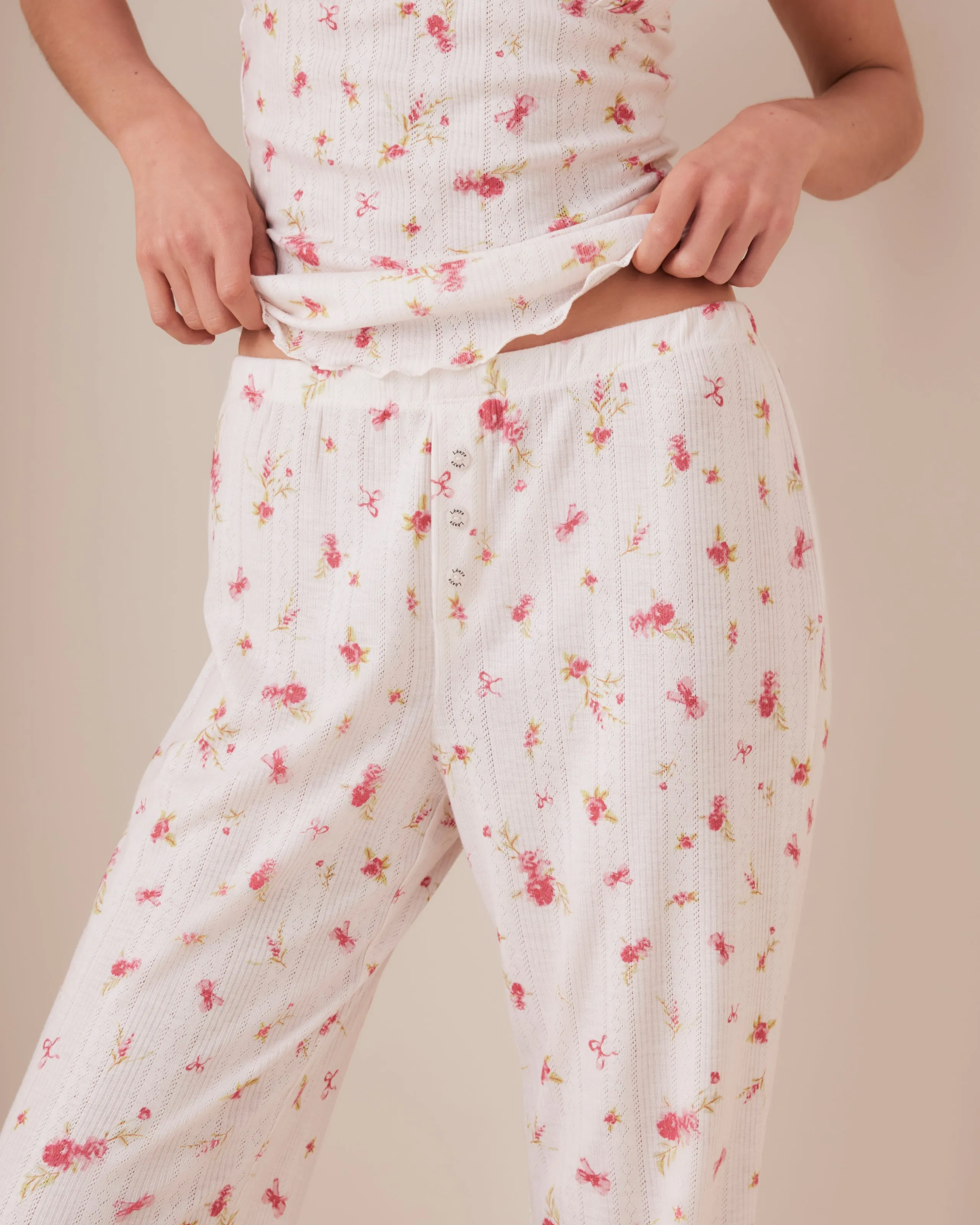 Ditsy Pointelle Jogger sold by Léays product image thumbnail 3