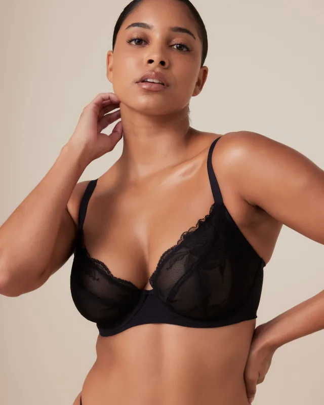 Invisibles Lace Full Cup Demi Unlined Bra sold by Léays