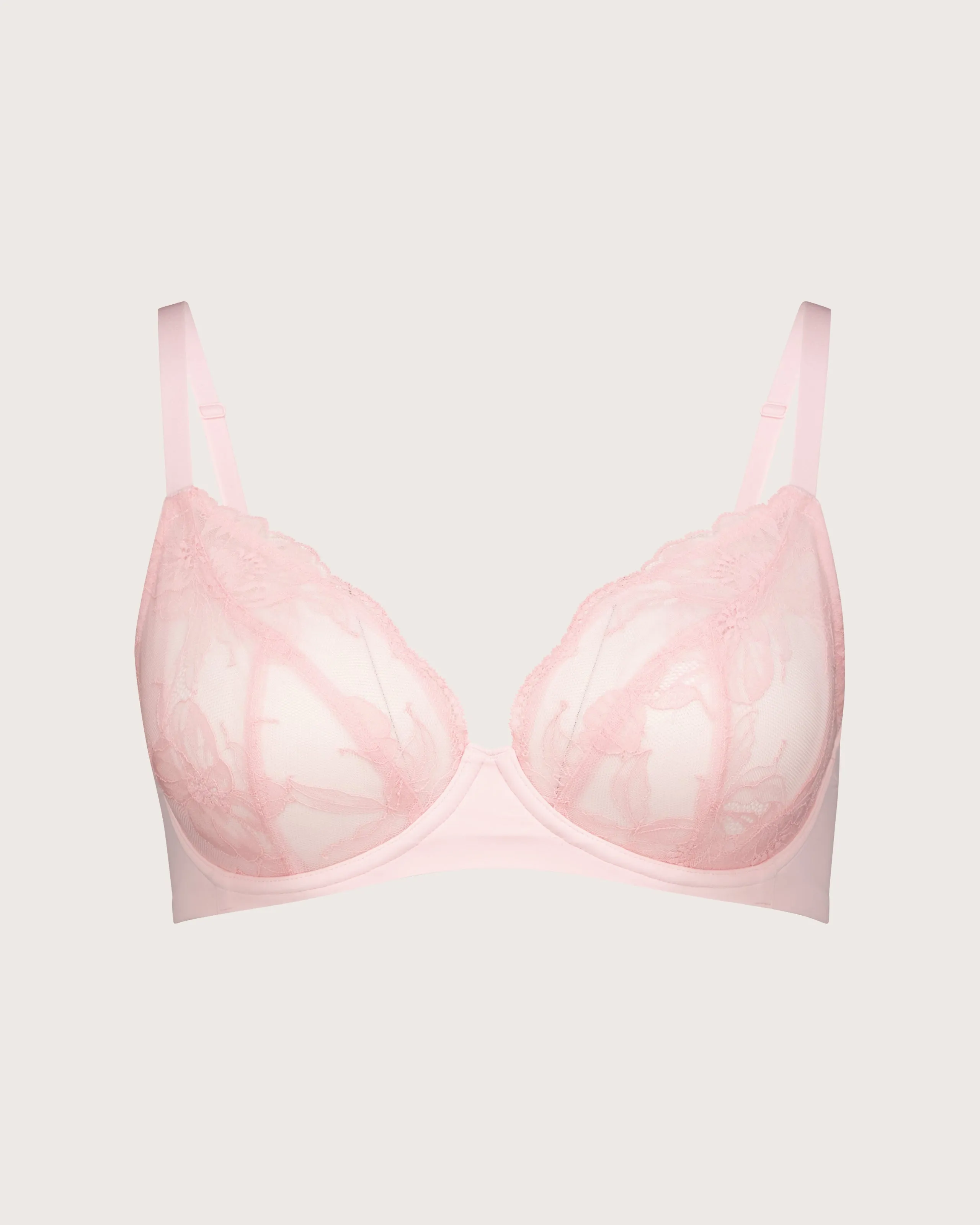 Invisibles Lace Full Cup Demi Unlined Bra sold by Léays product image thumbnail 4