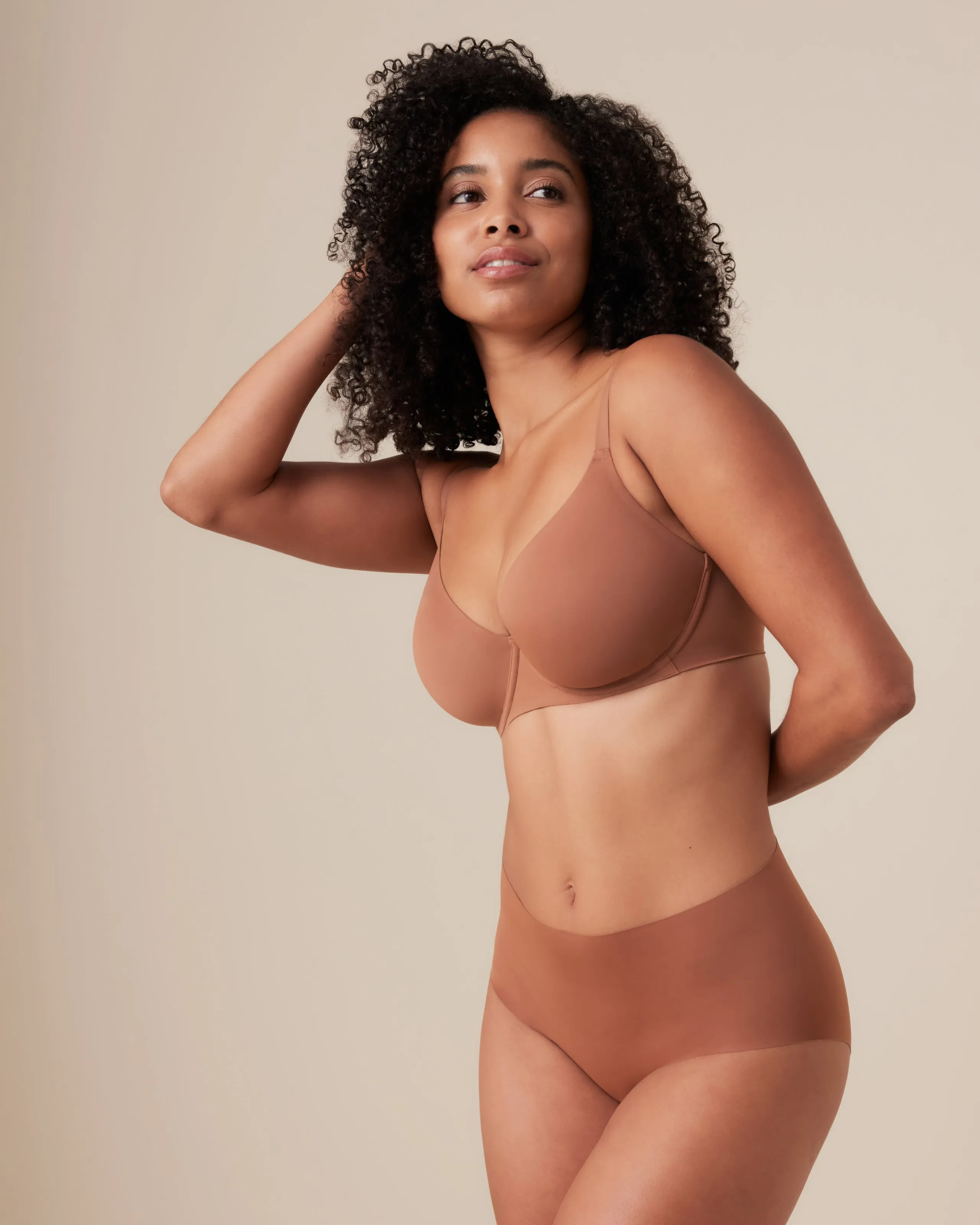 Invisibles Smooth Full Cup Demi Unlined Bra sold by Léays product image thumbnail 4