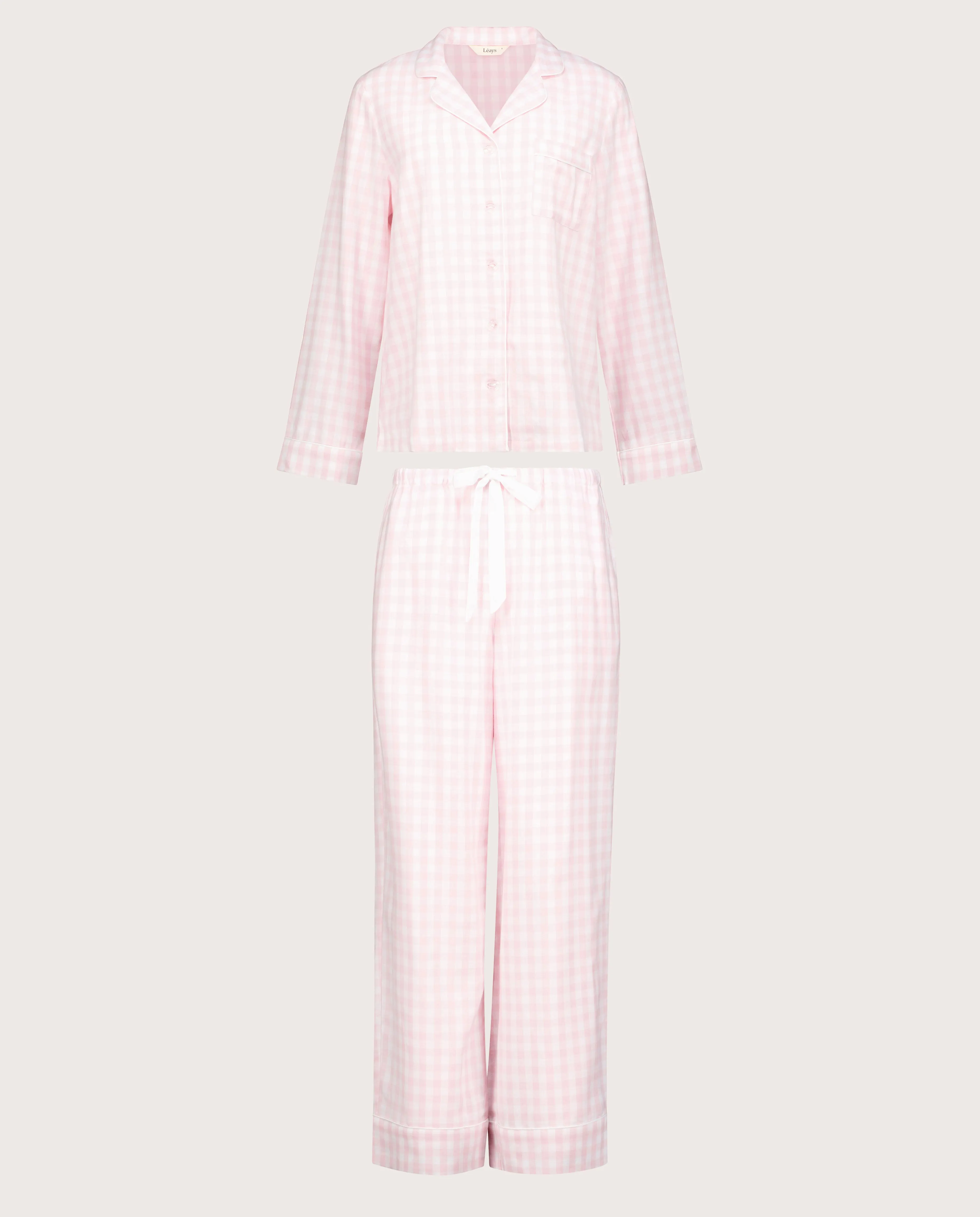 Gingham Flanette Long Set sold by Léays product image thumbnail 3