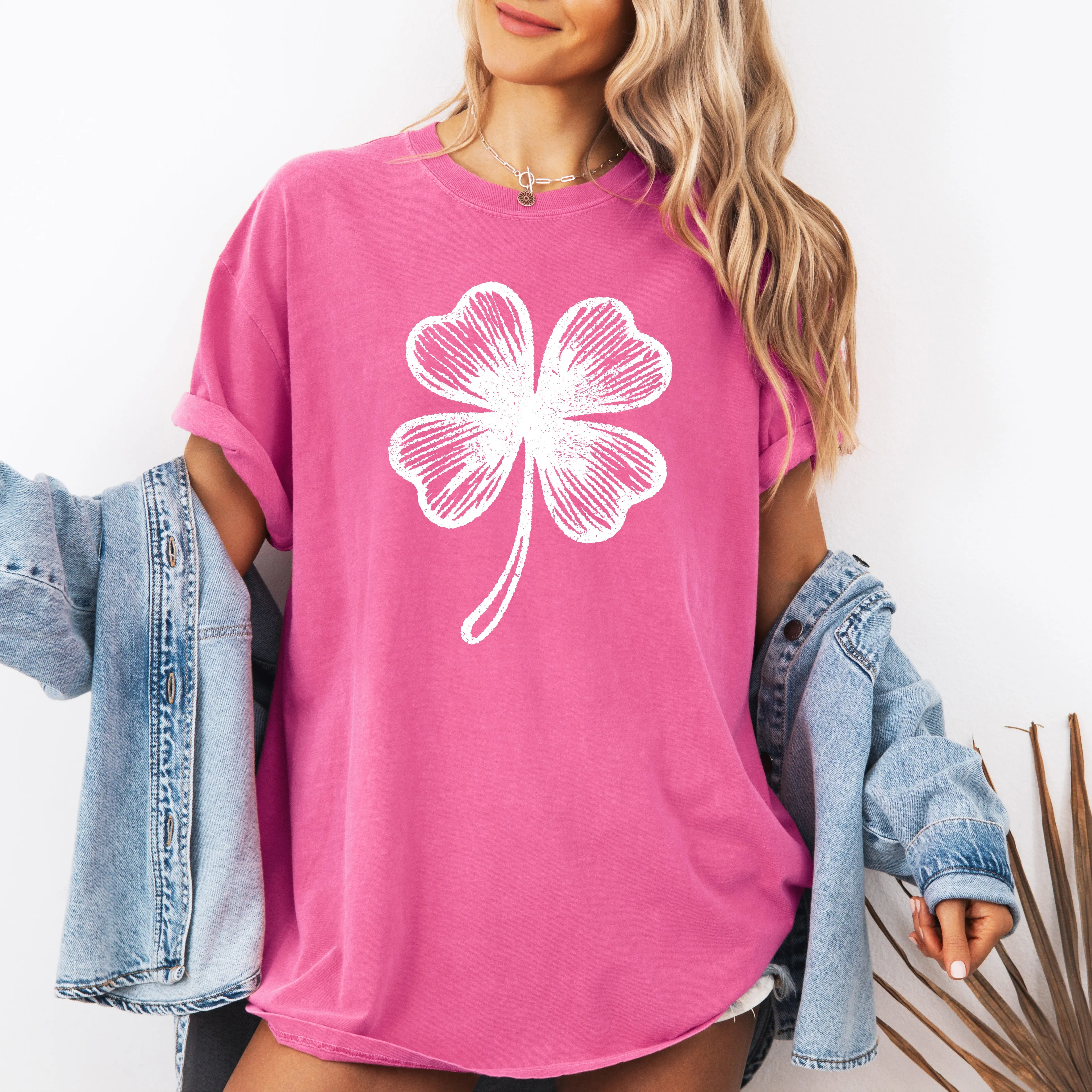 Classic Shamrock, Vintage, St. Patrick's Day, Comfort Colors T-Shirt sold by Refinery Number One product image thumbnail 2