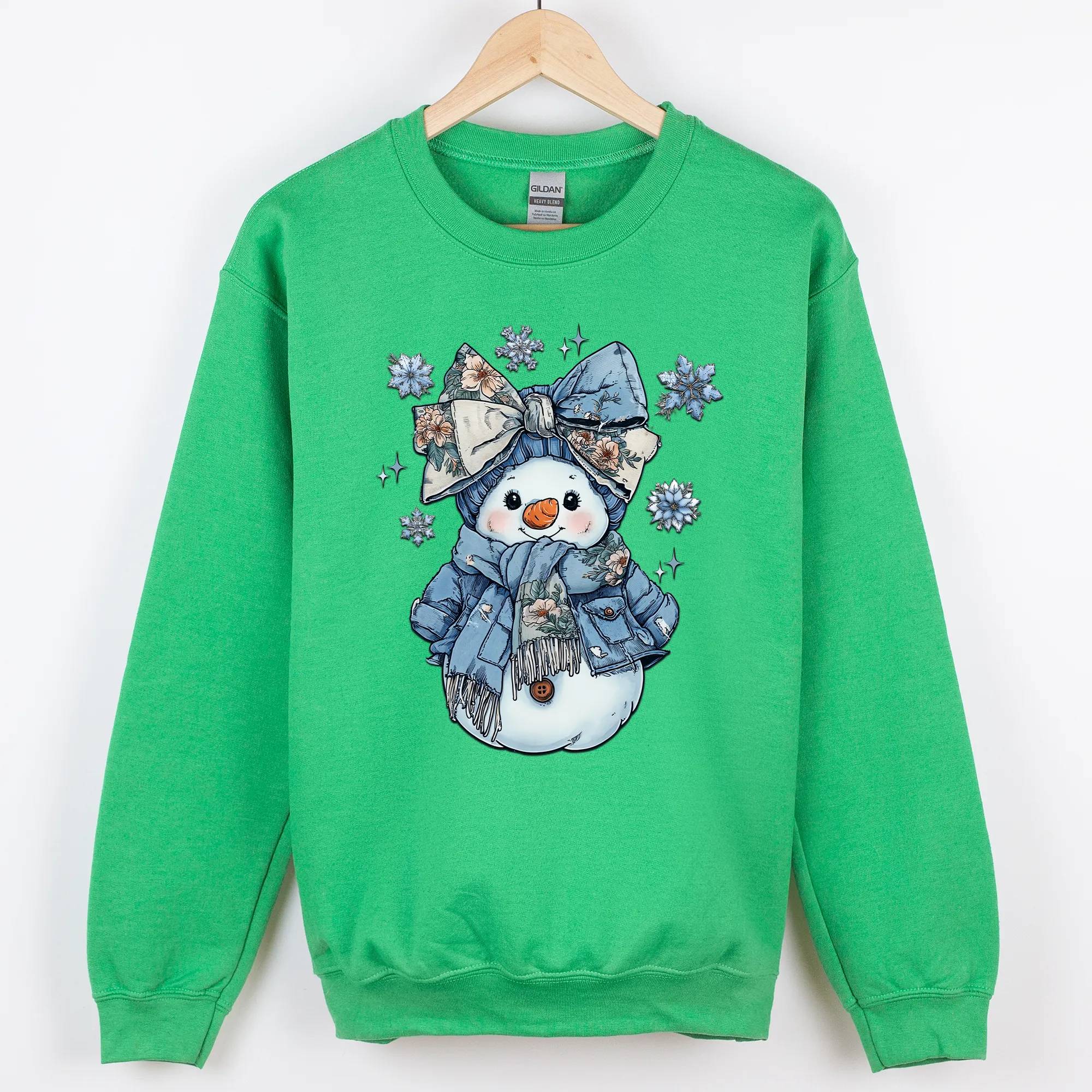 Snow Woman, Freezing Season, Cute For Winter, Snow, Adorable Sweatshirt sold by Refinery Number One product image thumbnail 3