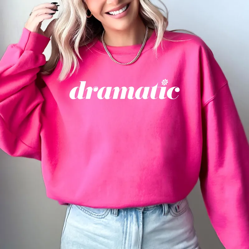 Dramatic, Trending, Funny, Sassy, Am I The Drama Sweatshirt sold by Refinery Number One