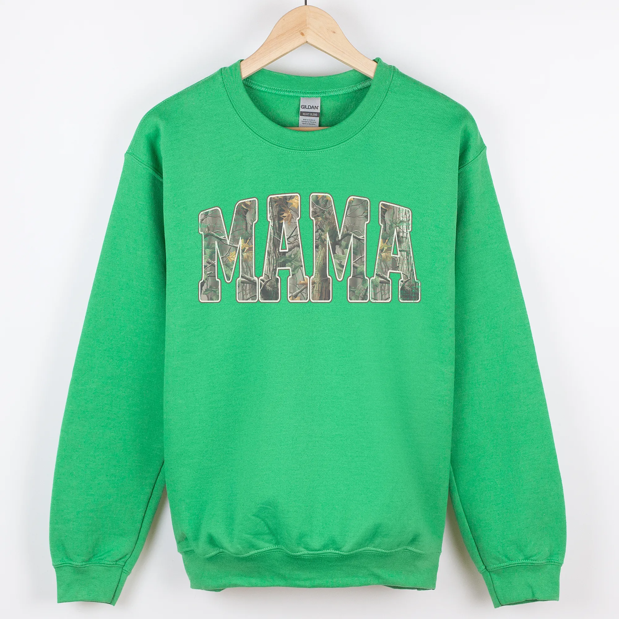 Mama, Camouflage, Mother's Day, Camo, Mom Gift, Hunting, Outdoors Sweatshirt sold by Refinery Number One product image thumbnail 4