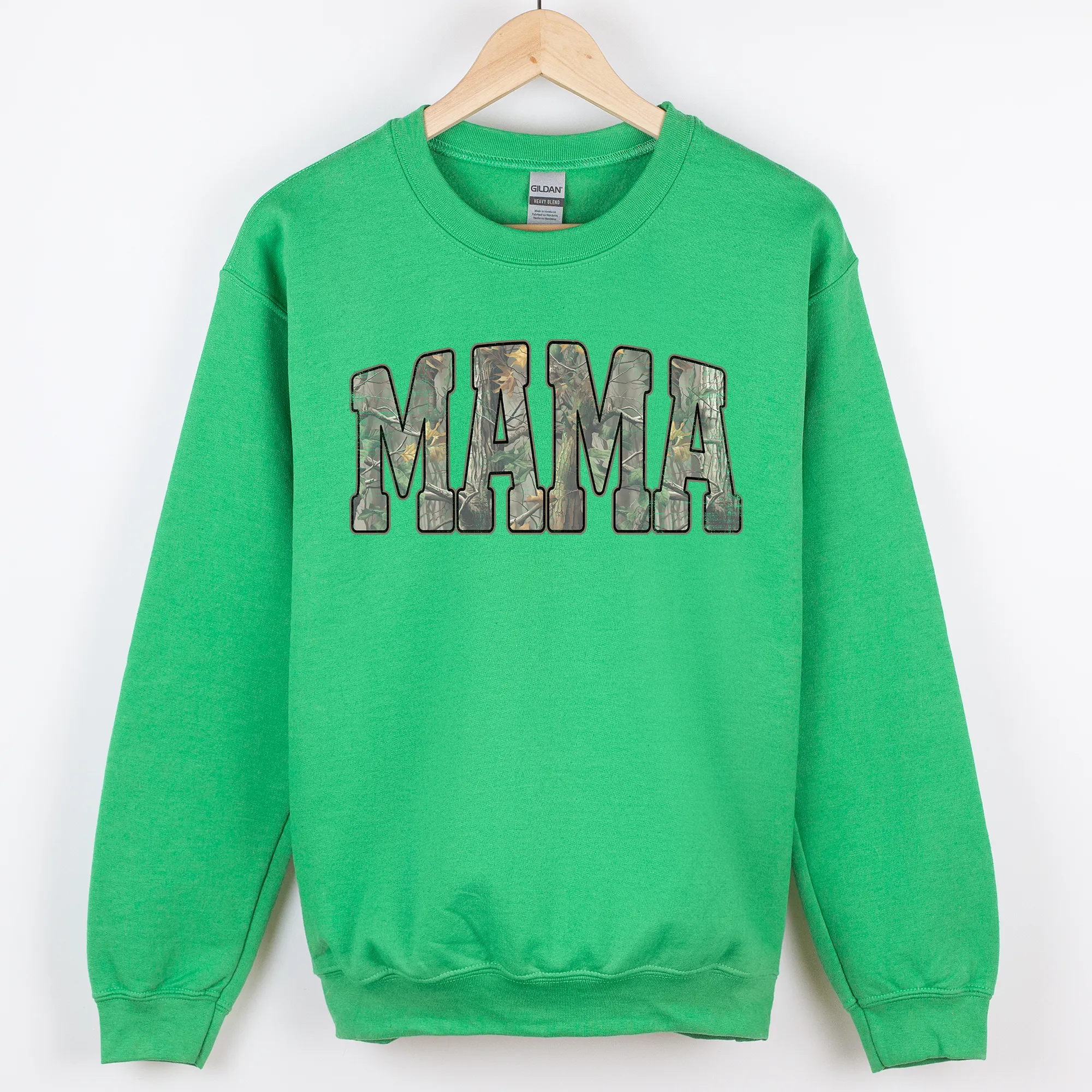 Camo Mama, Mother's Day, Mom Gift, Camouflage, Hunting, Outdoors Sweatshirt sold by Refinery Number One product image thumbnail 5