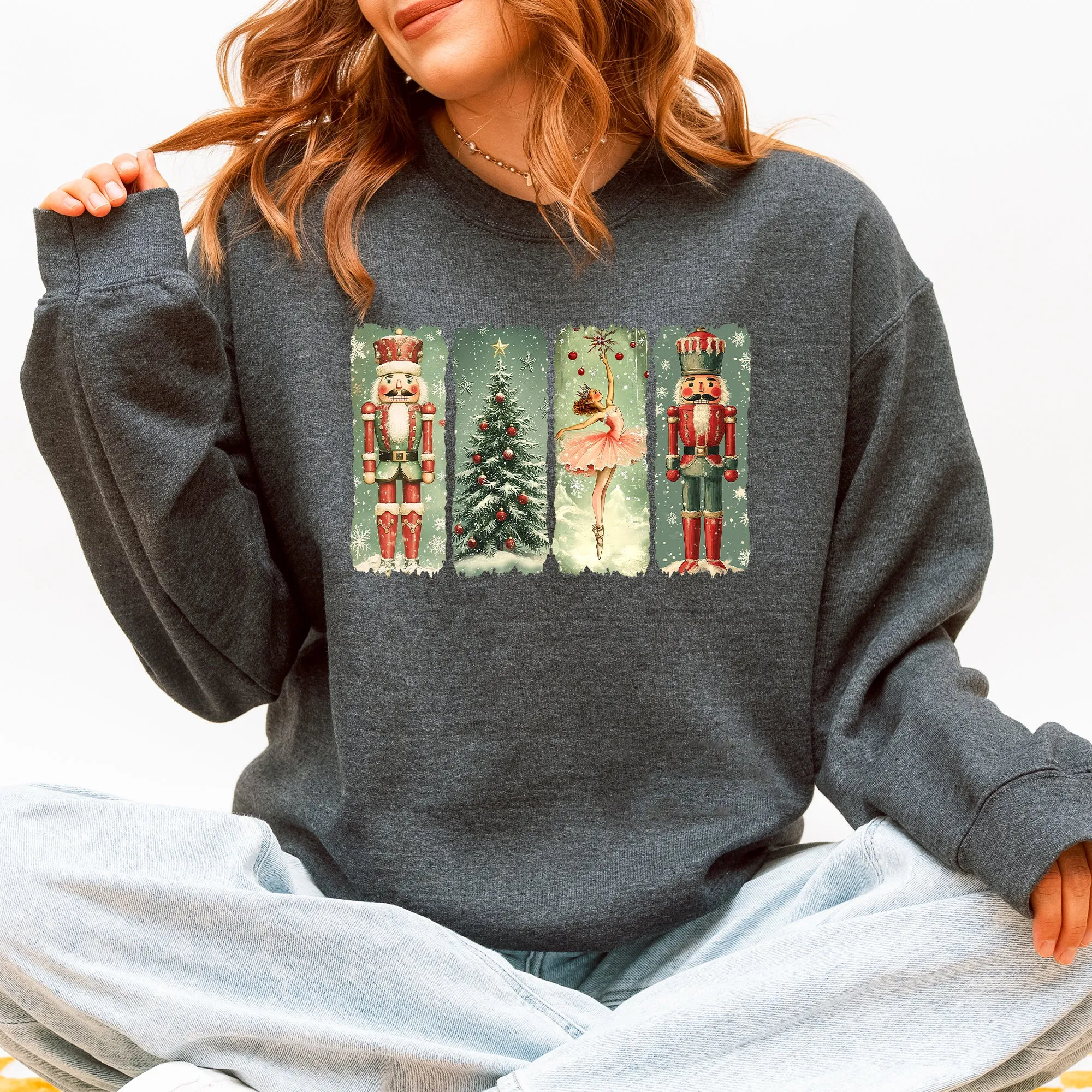 Christmas, Nutcracker Ballet, Vintage Sweatshirt sold by Refinery Number One product image thumbnail 3