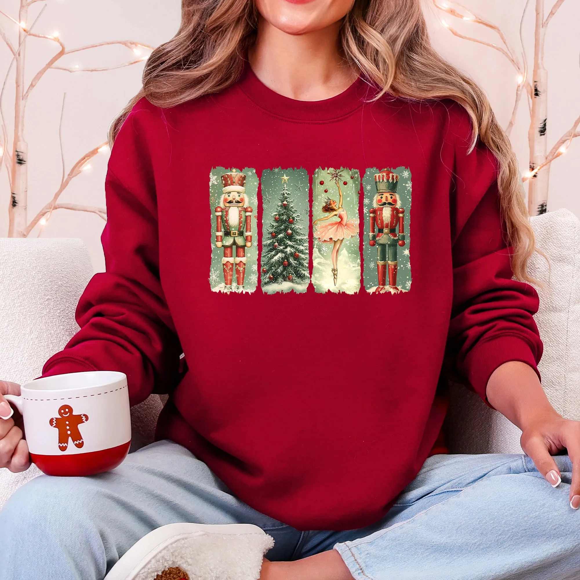 Christmas, Nutcracker Ballet, Vintage Sweatshirt sold by Refinery Number One