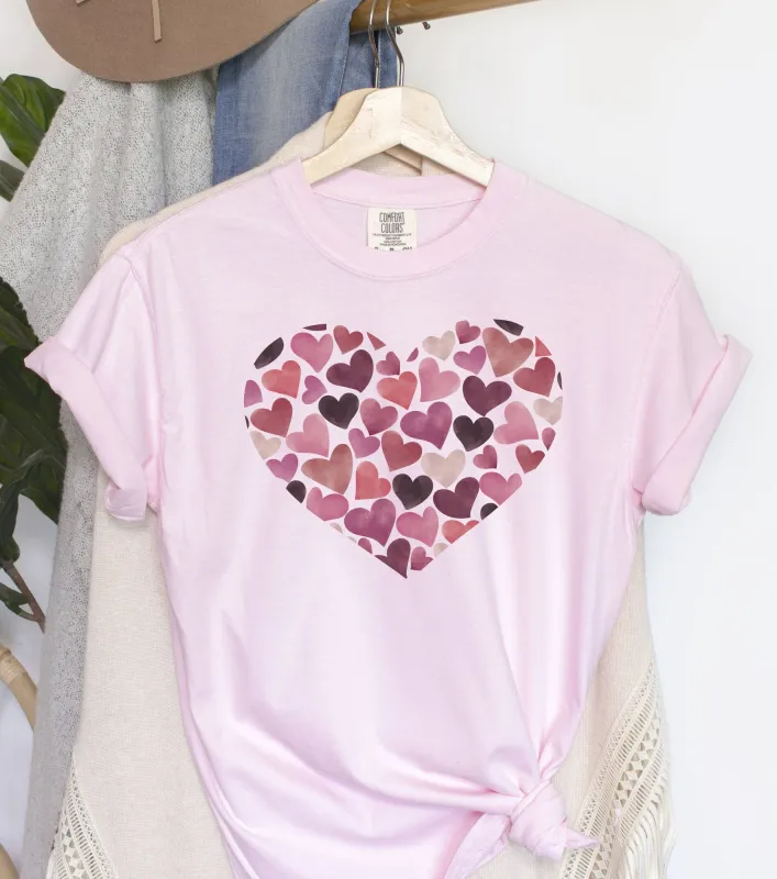 Heart of Hearts Valentine's Day Comfort Colors Tshirt sold by Refinery Number One