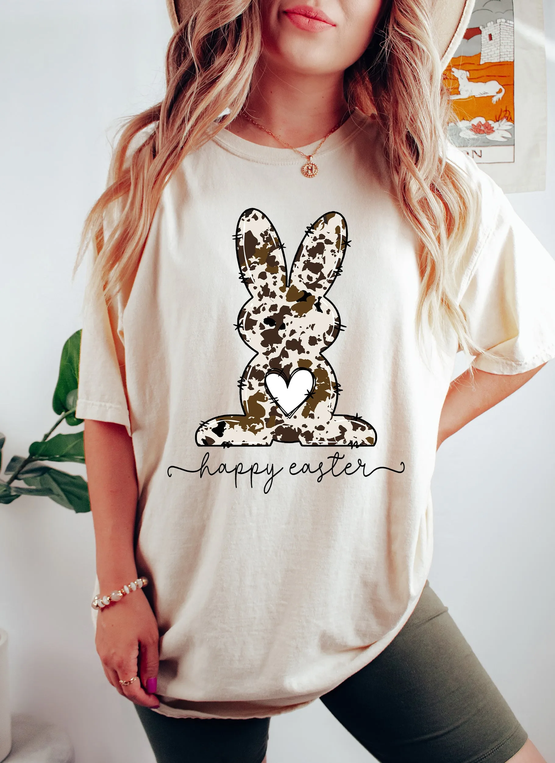 Happy Easter Bunny Heart Comfort Colors Tshirt sold by Refinery Number One