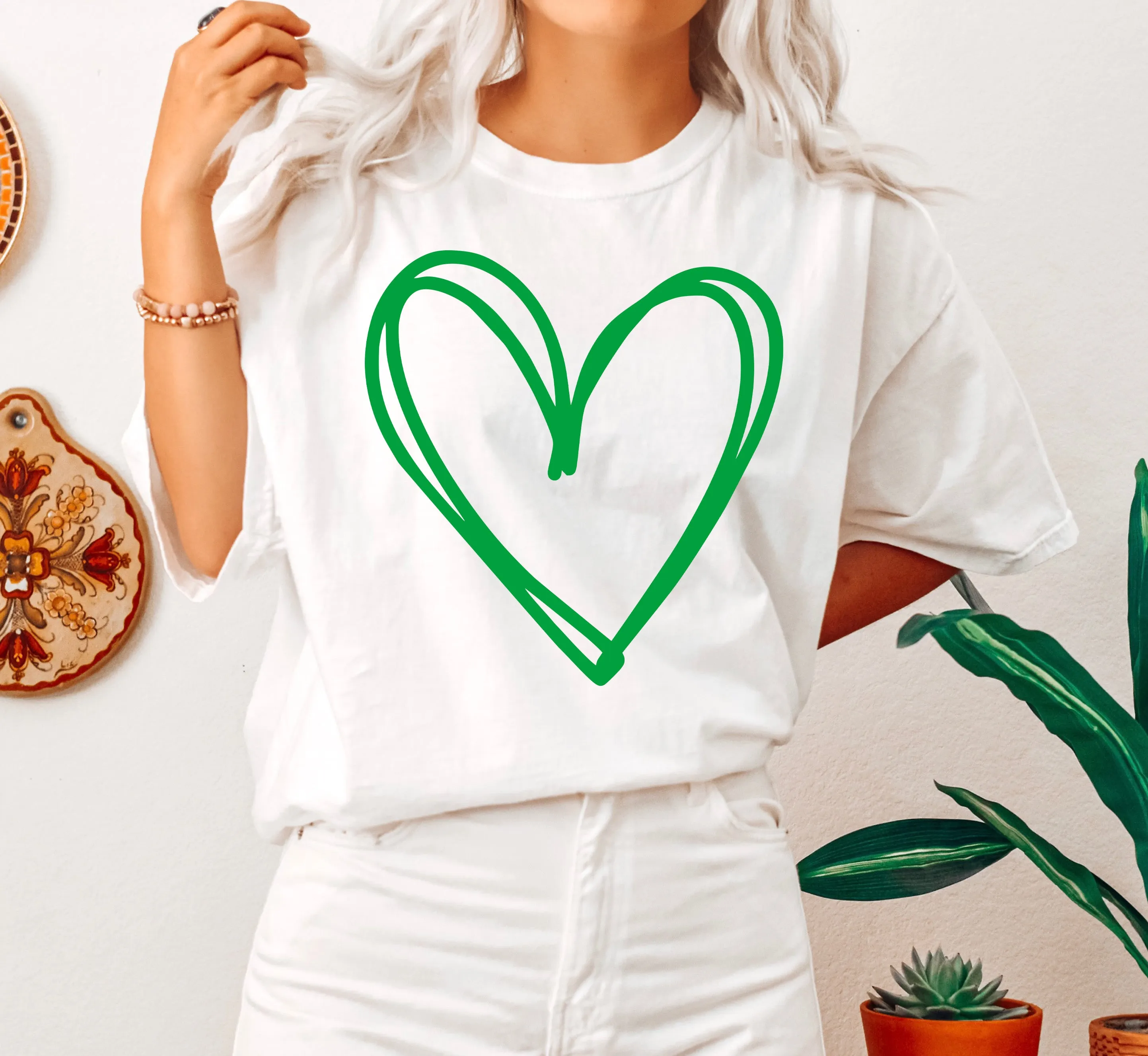 Double Heart St Patrick's Day Comfort Colors Tshirt sold by Refinery Number One