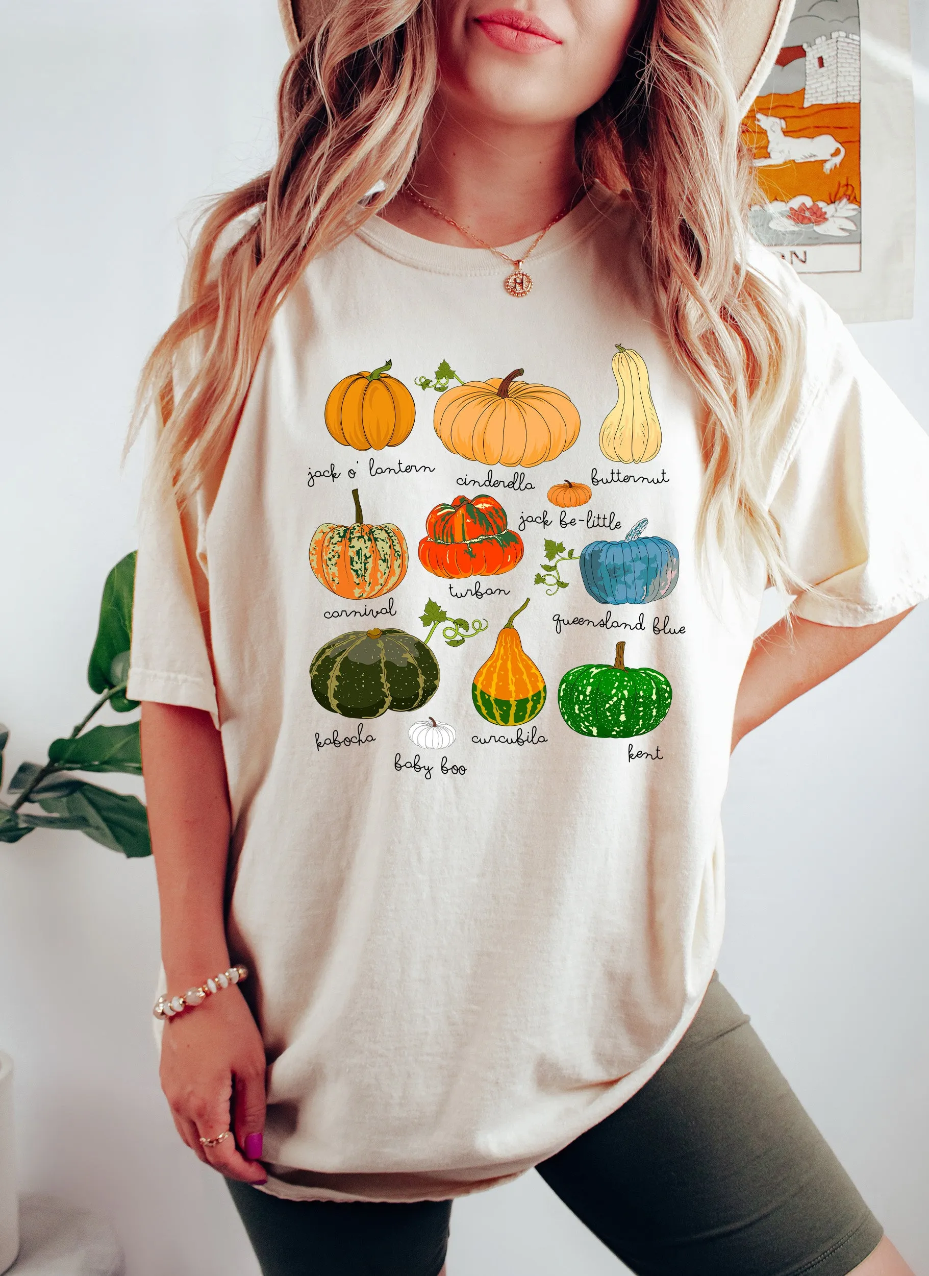 Pumpkins Varieties With Names Comfort Colors Tshirt sold by Refinery Number One