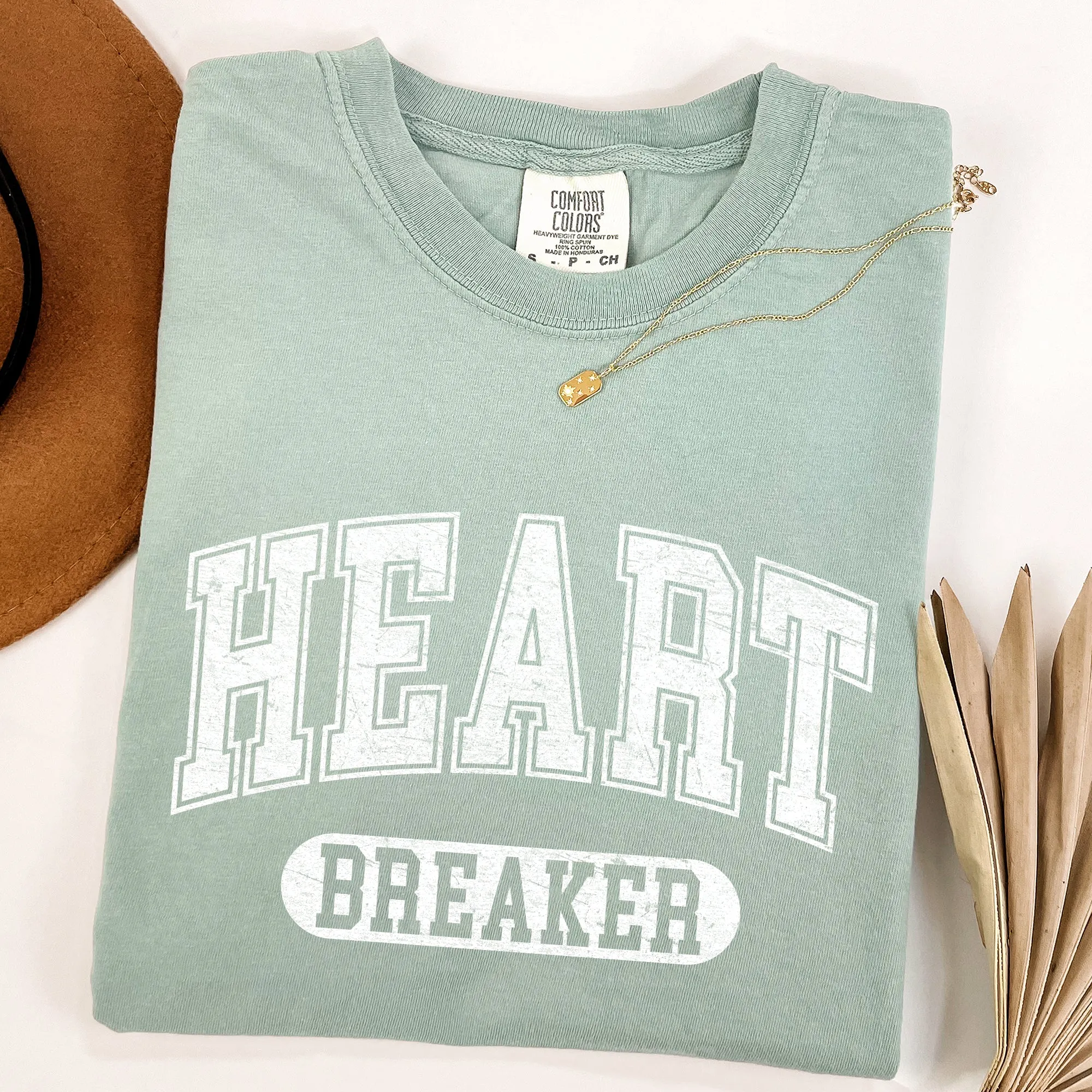 Heart Breaker, Collegiate, Love, Comfort Colors Tshirt, Valentine's Day sold by Refinery Number One product image thumbnail 4