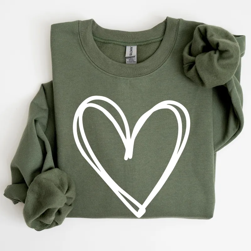Double Heart, St Patrick's Day Sweatshirt sold by Refinery Number One