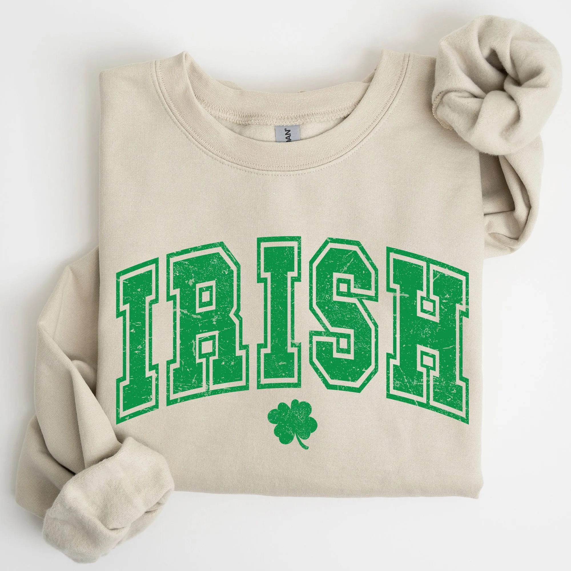 Irish, Retro Collegiate, St Patrick's Day Sweatshirt sold by Refinery Number One product image thumbnail 5