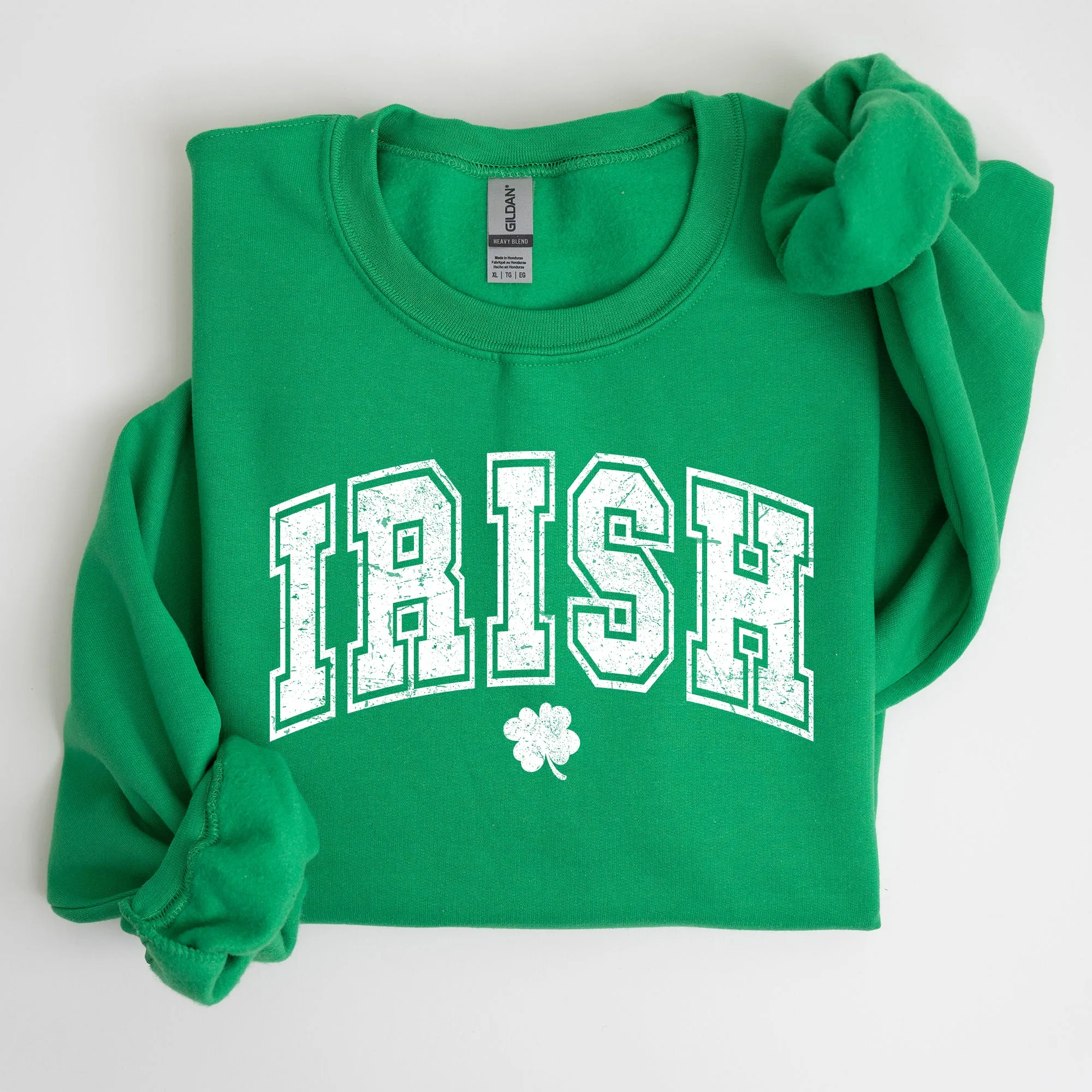 Irish, Retro Collegiate, St Patrick's Day Sweatshirt sold by Refinery Number One product image thumbnail 4