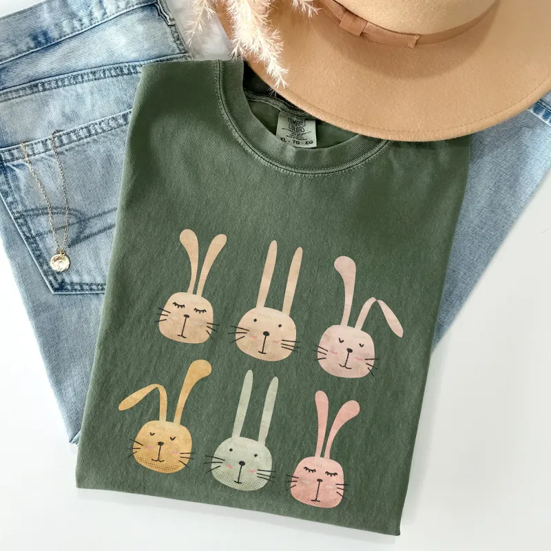 Adorable Easter Bunnies, Rabbits Comfort Colors Tshirt sold by Refinery Number One
