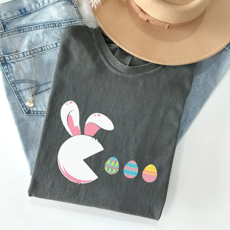 Retro Game Easter Bunny, Eggs Comfort Colors Tshirt sold by Refinery Number One