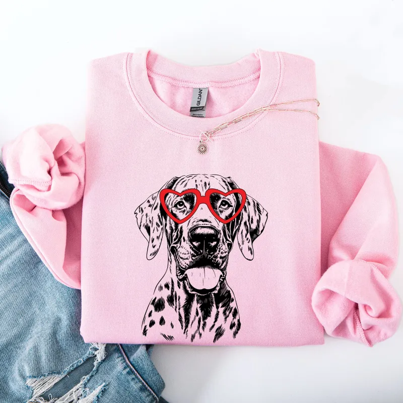 Great Dane, Pet, Dog Breed, Valentine's Sweatshirt sold by Refinery Number One