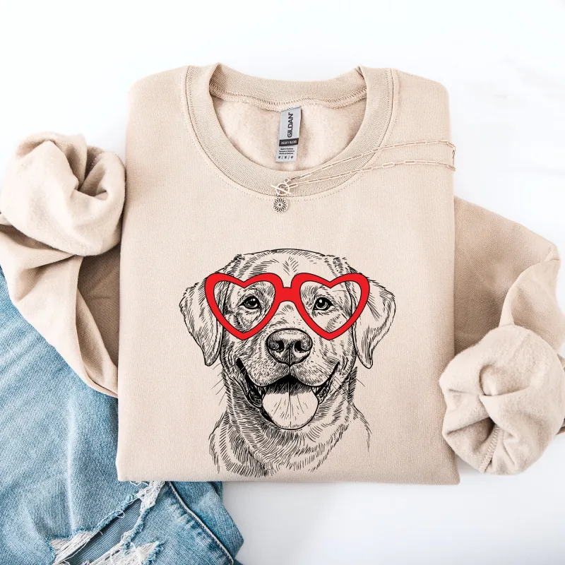 Labrador Retriever, Pet, Dog Breed, Valentine's Sweatshirt sold by Refinery Number One