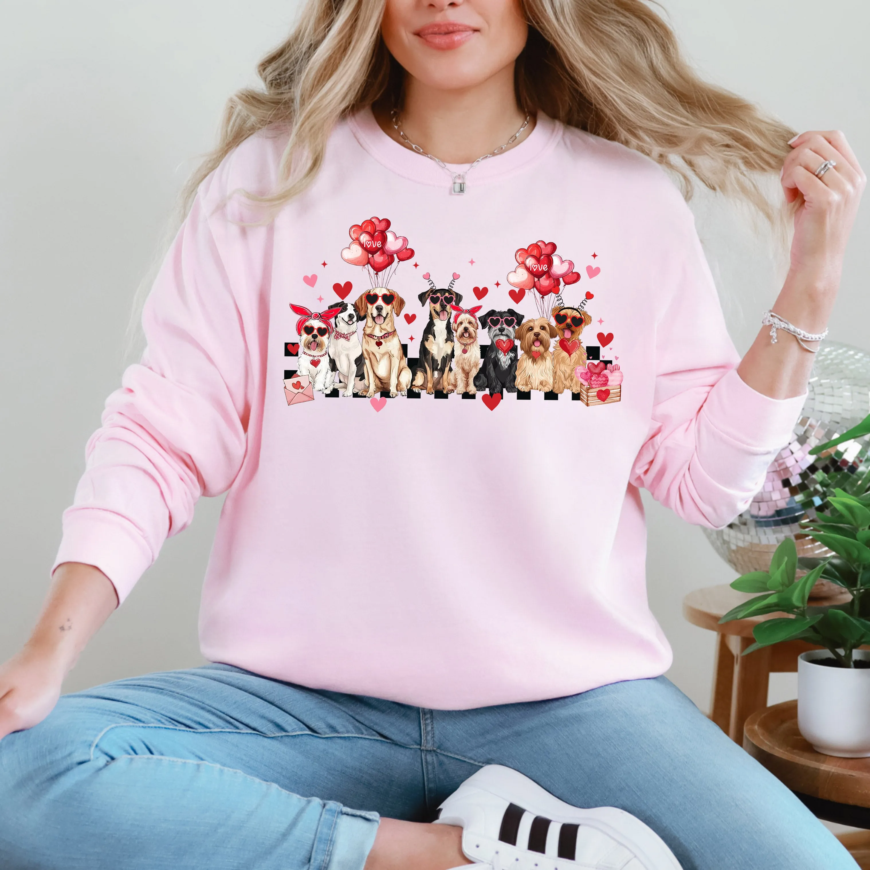 Valentine's Dogs, Animal Lover, Dog Breeds, Valentine's Day, Love Sweatshirt sold by Refinery Number One
